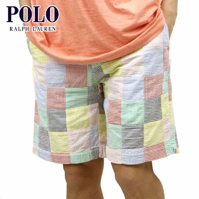 polo patchwork shorts