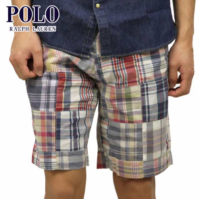 polo patchwork shorts