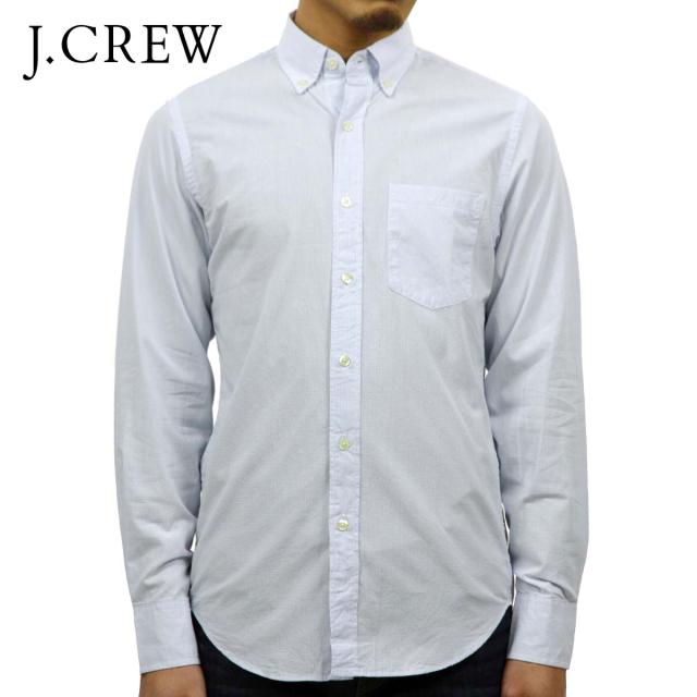 ジェイクルー シャツ メンズ 正規品 J.CREW 長袖シャツ ボタンダウンシャツ ライトブルー D15S25 クリスマス プレゼント ラッピング