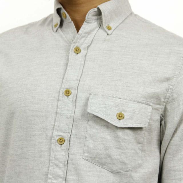 【ポイント10倍 5/7 10:00〜5/16 9:59】 ジェイクルー シャツ メンズ 正規品 J.CREW 長袖シャツ ボタンダウンシャツ B/D SHIRT IN BRUSHED TWILL グレー D00S20_3