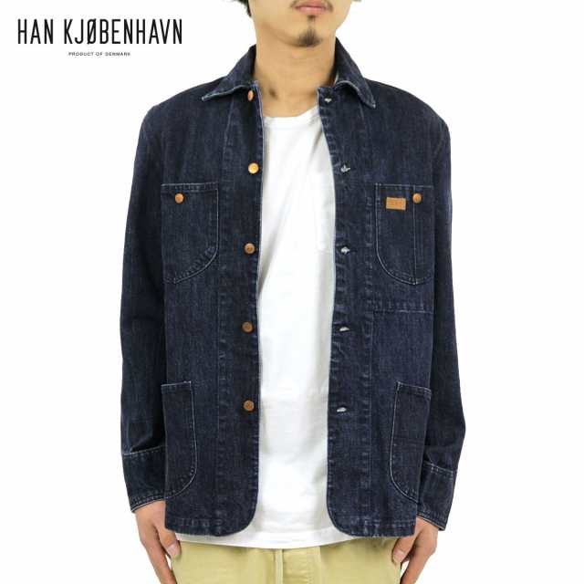 ハン ジャケット メンズ 正規販売店 HAN KJOBENHAVN アウター ジャケット NAVY JACKET D15S25