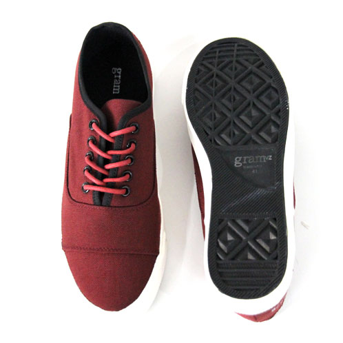 【ポイント10倍 4/23 0:00〜4/29 9:59】 グラム GRAM シューズ スニーカー 352G burgundy cordura nylon G-352-3 D15S25