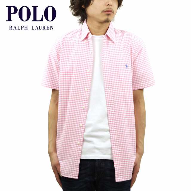 ポロ ラルフローレン シャツ メンズ 正規品 Polo Ralph Lauren 半袖シャツ ボタンダウンシャツ Custom Fit Short Sleeved Gingham Oxforの通販はau Pay マーケット Mixon ミクソン