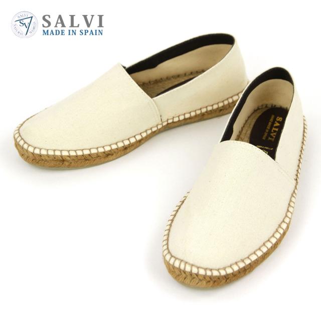 サルヴィ SALVI 正規販売店 シューズ ESPADRILLE SHOES エスパドリーユ シューズ 44-2 CRUDO IVORY クリスマス プレゼント ラッピング