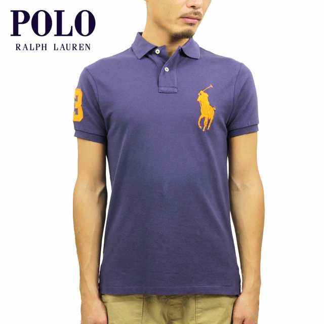 敬老の日 ポロ ラルフローレン ポロシャツ メンズ 正規品 Polo Ralph Lauren 半袖ポロシャツ Custom Fit Big Pony Polo Navy プレゼントの通販はau Pay マーケット Mixon ミクソン