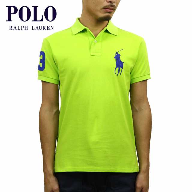 ポロ ラルフローレン ポロシャツ メンズ 正規品 Polo Ralph Lauren 半袖ポロシャツ Custom Fit Big Pony Polo Lime 父の日 ギフト プレの通販はau Pay マーケット Mixon ミクソン