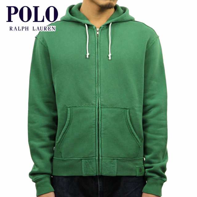 polo hoodie green