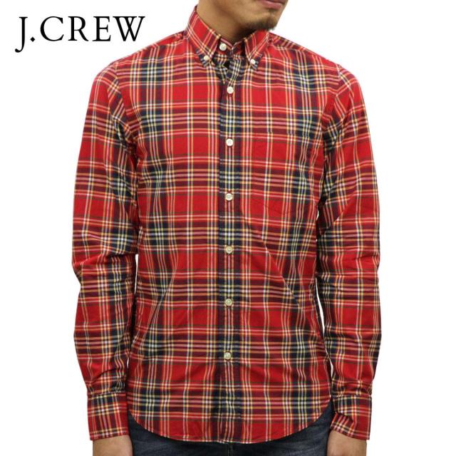 【ポイント10倍 2/18 10:00〜2/25 9:59】 ジェイクルー シャツ メンズ 正規品 J.CREW 長袖シャツ ボタンダウンシャツ SLIM LIGHTWEIGHT SHIRT IN MULTI-PATTEの通販は