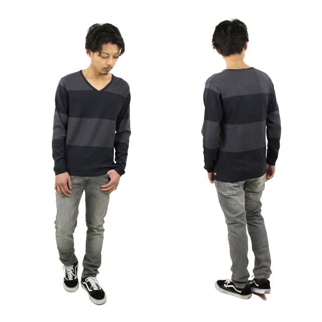 ノーエクセス セーター メンズ 正規販売店 NO EXCESS Vネックセーター