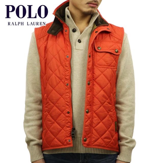ポロ ラルフローレン Polo Ralph Lauren 正規品 メンズ キルティングベスト Hunting Quilting Vest Orangeの通販はau Pay マーケット Mixon ミクソン
