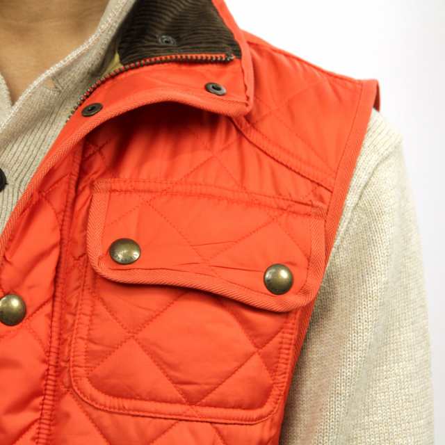 ポロ ラルフローレン POLO RALPH LAUREN 正規品 メンズ キルティングベスト Hunting Quilting Vest  ORANGE｜au PAY マーケット