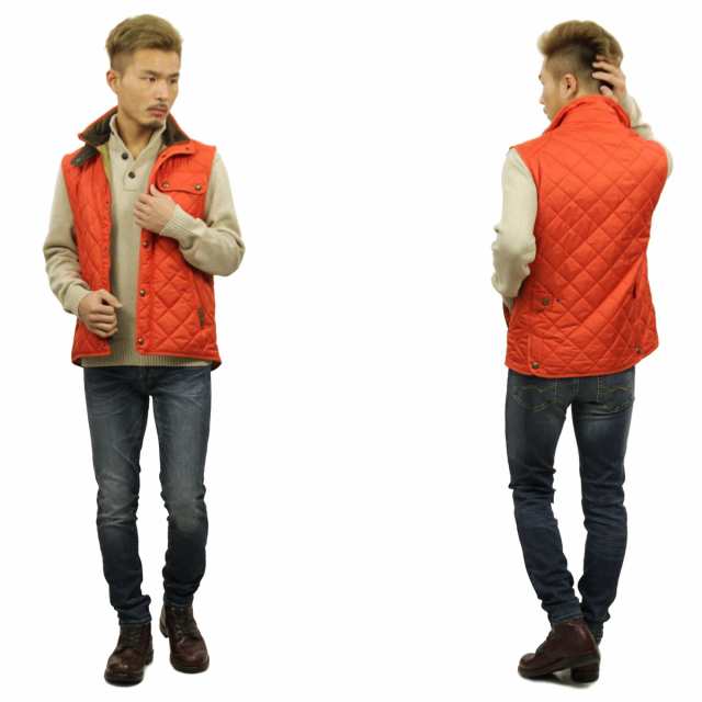 ポロ ラルフローレン POLO RALPH LAUREN 正規品 メンズ キルティングベスト Hunting Quilting Vest  ORANGE｜au PAY マーケット