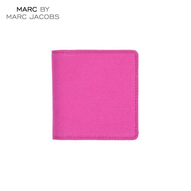 【ポイント10倍 12/13 0:00〜12/19 9:59】 マークジェイコブス MARCJACOBS 正規品 財布 Laminated Twill Jacobs Square Billfold MAGENTA D20S30 クリスマス プレゼント ラッピング