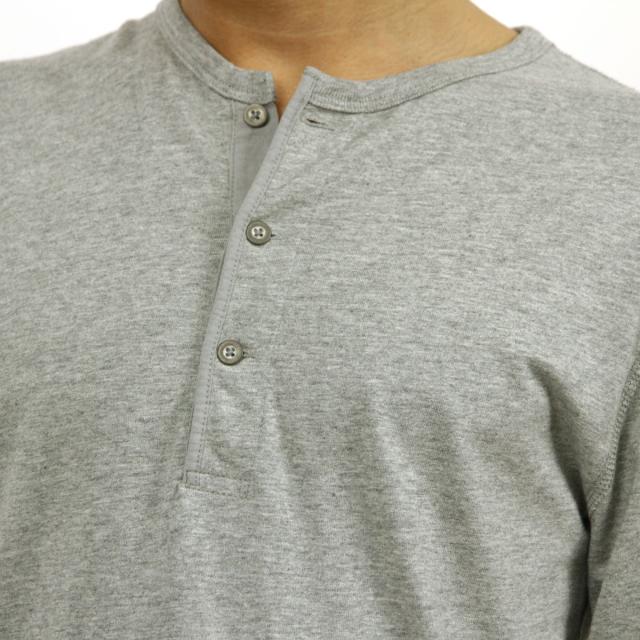 ジェイクルー ロンT メンズ 正規品 J.CREW 長袖Tシャツ HEATHERED HENLEY GREY D00S20 父の日 プレゼント ラッピング_3