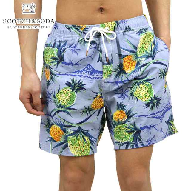 スコッチアンドソーダ SCOTCH＆SODA 正規販売店 メンズ スイムパンツ Short length swimshort allover printed 84256 J D15S25