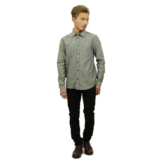 ヌーディージーンズ シャツ メンズ 正規販売店 Nudie Jeans 長袖シャツ Ace Organic S&P 140244 Indigo D15S25 クリスマス プレゼント ラッピング 20%OFFクーポンセール 【利用期間 12/13 0:00〜12/19 9:59】 ヌーディー