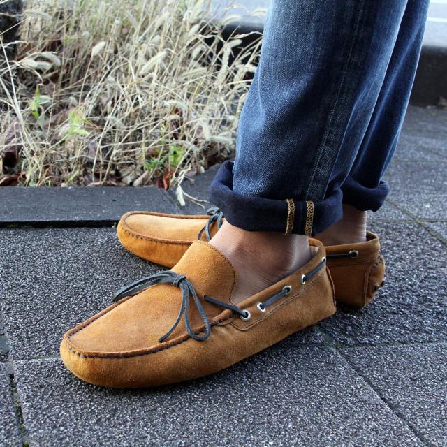 ワンダーシューズ WANDER SHOES 正規販売店 DRIVING SHOES 92235 Serraje Whisky 151 D15S25