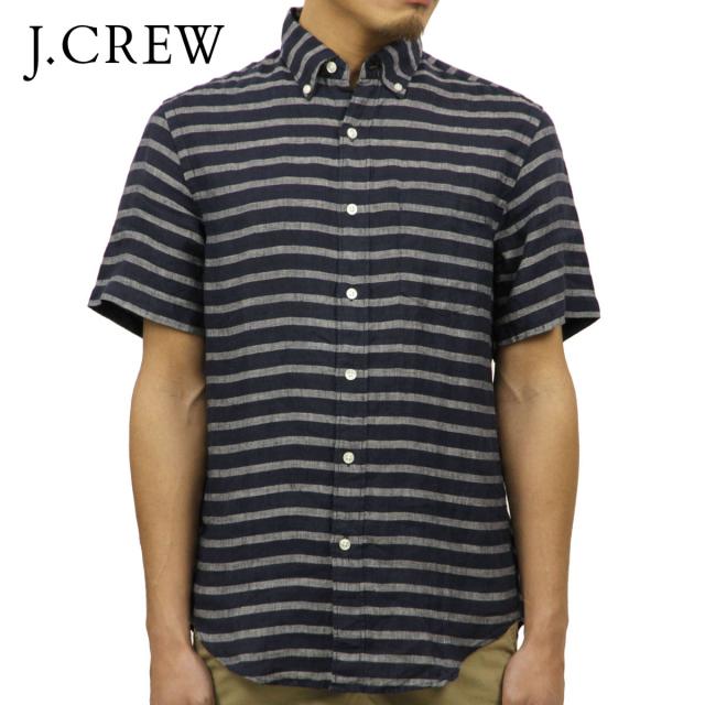 ジェイクルー シャツ メンズ 正規品 J.CREW 半袖シャツ SHORT-SLEEVE LINEN SHIRT D20S30 クリスマス プレゼント ラッピング
