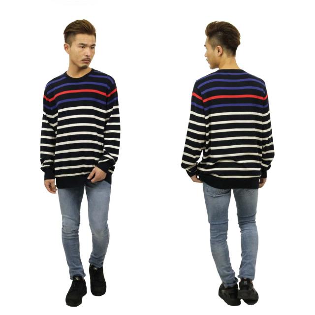 【ポイント10倍 4/23 0:00〜4/29 9:59】 ジェイクルー セーター メンズ 正規品 J.CREW MULTISTRIPE CREWNECK SWEATER D20S30