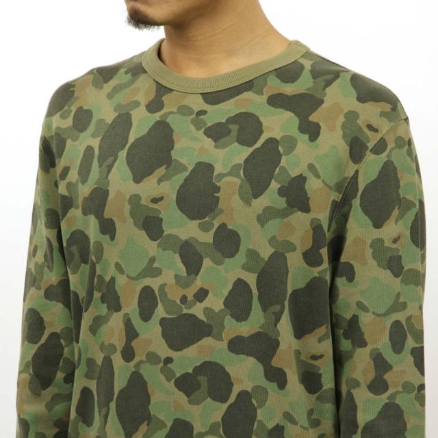 【ポイント10倍 5/7 10:00〜5/16 9:59】 ジェイクルー スウェット メンズ 正規品 J.CREW トレーナー CAMO CREWNECK SWEATSHIRT D25S35