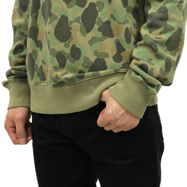 【ポイント10倍 5/7 10:00〜5/16 9:59】 ジェイクルー スウェット メンズ 正規品 J.CREW トレーナー CAMO CREWNECK SWEATSHIRT D25S35