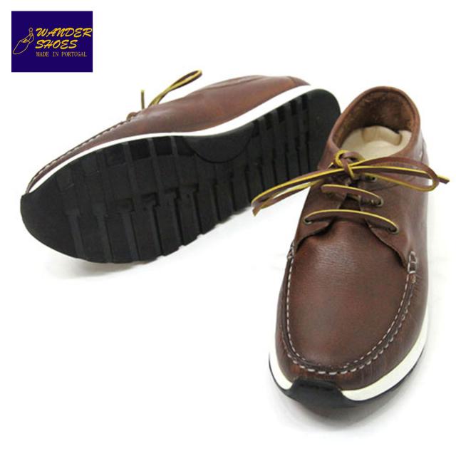 ワンダーシューズ WANDER SHOES 正規販売店 モカシン MOCCASIN SHOES (LEATHER BROWN) D15S25 クリスマス プレゼント ラッピング