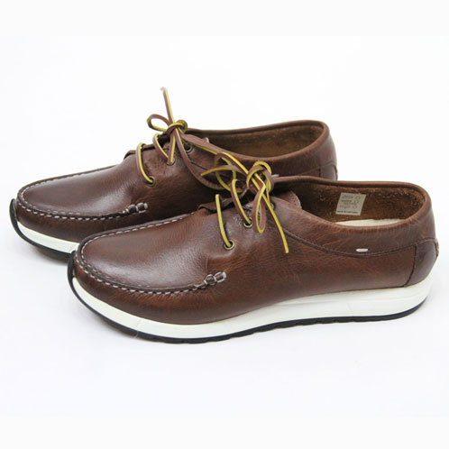 ワンダーシューズ WANDER SHOES 正規販売店 モカシン MOCCASIN SHOES (LEATHER BROWN) D15S25