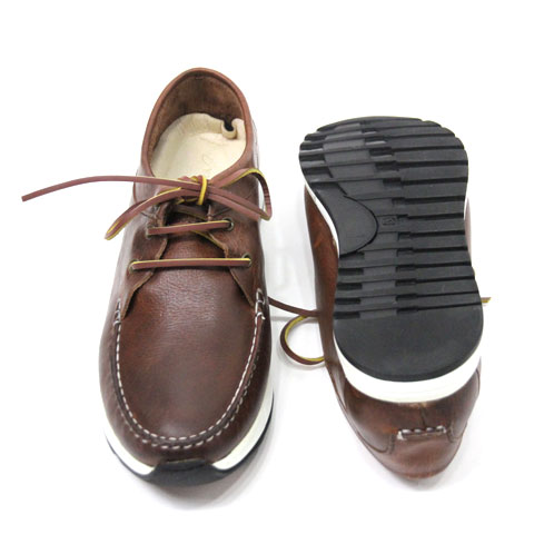 ワンダーシューズ WANDER SHOES 正規販売店 モカシン MOCCASIN SHOES (LEATHER BROWN) D15S25