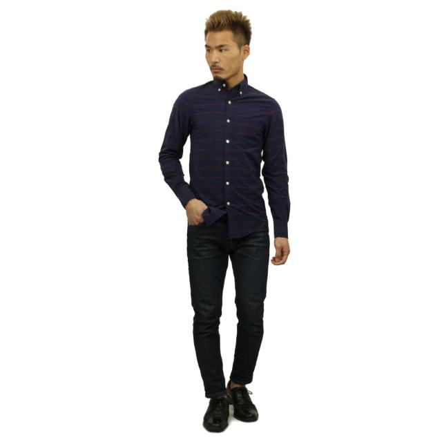 40%OFFクーポンセール 【利用期間 5/7 10:00〜5/16 9:59】 ジェイクルー シャツ メンズ 正規品 J.CREW 長袖シャツ SLIM WASHED SHIRT IN HORIZONTAL STRIPE D20S_4
