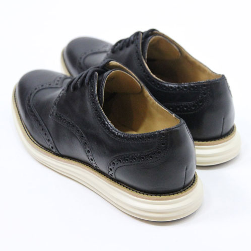 20%OFFクーポンセール 【利用期間 6/12 10:00〜6/21 9:59】 コールハーン COLE HAAN 正規品 ドレスシューズ LUNARGRAND WING.TIP C14110 (BLACK/IVORY) D00S20 父の日 プレゼント ラッピング_4