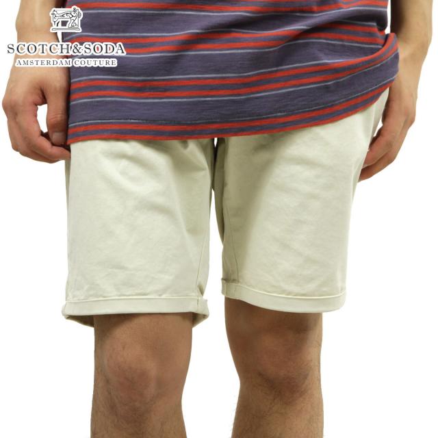 スコッチアンドソーダ ショートパンツ メンズ 正規販売店 SCOTCH＆SODA ボトムス Basic peach touch twill chino short 81152 07 D15S25 クリスマス プレゼント ラッピング
