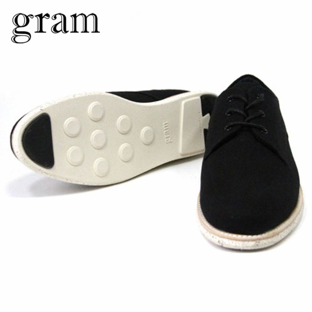 20%OFFセール 【販売期間 10/11 16:00〜10/24 9:59】 グラム GRAM シューズ スニーカー 380G Athletic black linen black deboss suede G