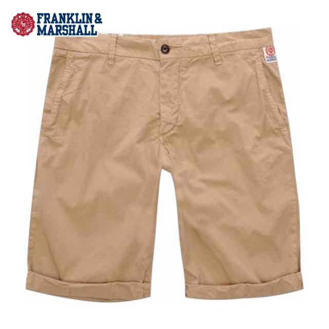 フランクリン マーシャル ショートパンツ メンズ 正規販売店 FRANKLIN＆MARSHALL ボトムス CHINO SHORTS BEIGE PAM クリスマス プレゼント ラッピング