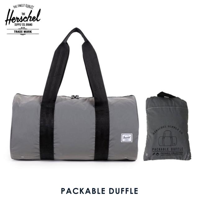 ハーシェル バッグ 正規販売店 Herschel Supply ハーシェルサプライ バッグ Packable Duffle - 3M Packable Day/Night 10078-00722-OS Silver Reflective D15S25 クリスマス プレゼント ラッピング