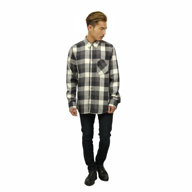 ヌーディージーンズ シャツ メンズ 正規販売店 Nudie Jeans 長袖シャツ Stanley Black 140340 D15S25_4