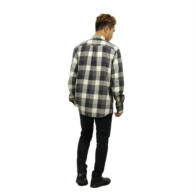 ヌーディージーンズ シャツ メンズ 正規販売店 Nudie Jeans 長袖シャツ Stanley Black 140340 D15S25_5