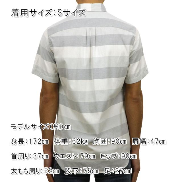 ジェイクルー シャツ メンズ 正規品 J.CREW 半袖シャツ SHORT-SLEEVE OXFORD SHIRT IN HORIZONTAL STRIPE D15S25_1