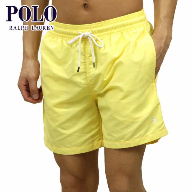 yellow polo swim trunks