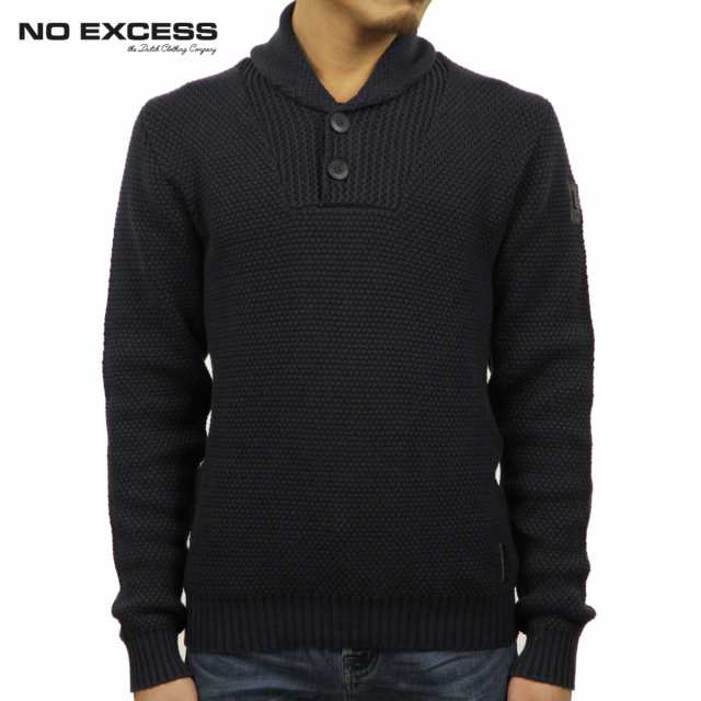 【ポイント10倍 10/11 16:00〜10/24 9:59】 ノーエクセス セーター メンズ 正規販売店 NO EXCESS PULLOVER SHAWL COLLAR SWEATER 230845