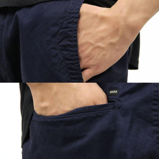 スコッチアンドソーダ パンツ メンズ 正規販売店 SCOTCH＆SODA コットンパンツ ボトムス Classic twill chino in relaxed slim fit. Sold with belt 130992 57 D00S15 クリスマス プレゼント ラッピング スコッチアンドソーダ パンツ メンズ 正規販売店 SCOTCH＆SODA