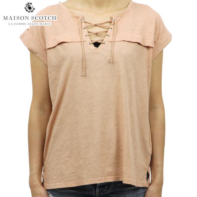 メゾンスコッチ MAISON SCOTCH 正規販売店 レディース 半袖Tシャツ Short sleeve tee wit MAISON SCOTCH メゾンスコッチ 正規販売店 レディース 半袖T