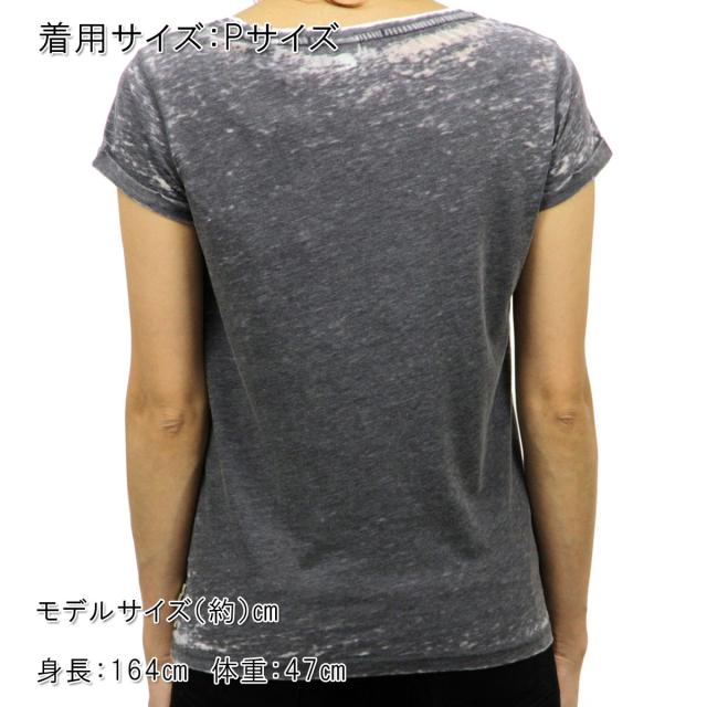 メゾンスコッチ MAISON SCOTCH 正規販売店 レディース 半袖Tシャツ Burnout tee with beach inspire 父の日 プレゼント ラッピング_1
