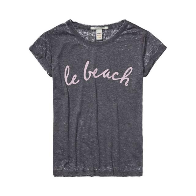 メゾンスコッチ MAISON SCOTCH 正規販売店 レディース 半袖Tシャツ Burnout tee with beach inspire 父の日 プレゼント ラッピング_2
