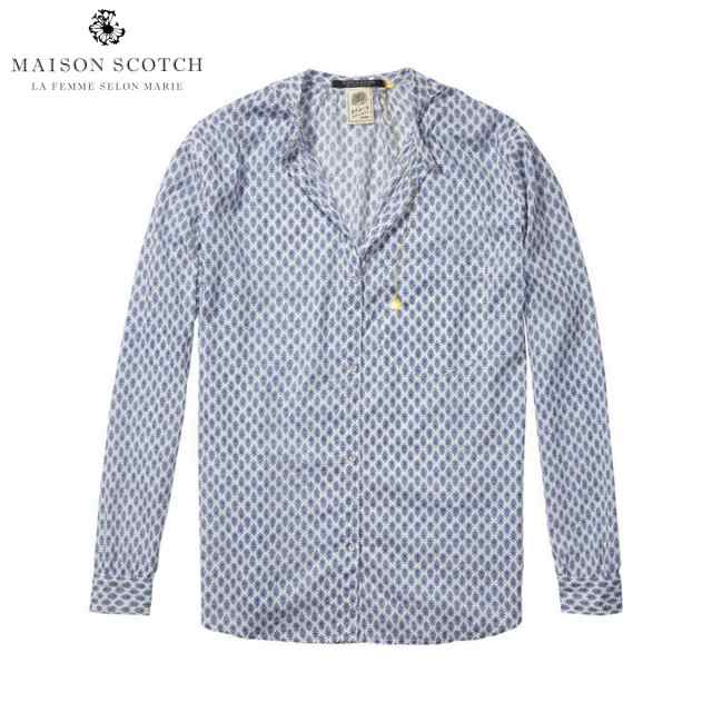 20%OFFクーポンセール 【利用期間 10/11 16:00〜10/24 9:59】 メゾンスコッチ MAISON SCOTCH 正規販売店 レディース 長袖シャツ Lightwei