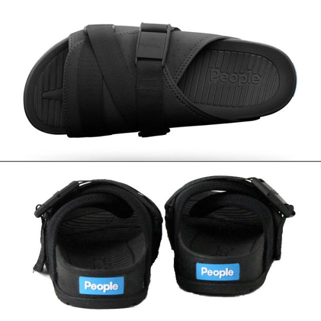 ピープルフットウェア People Footwear 正規販売店 メンズ 靴 サンダル THE LENNON CHILLER NC04V3-001 REALLY BLACK D00S20 父の日 プレゼント ラッピング_1