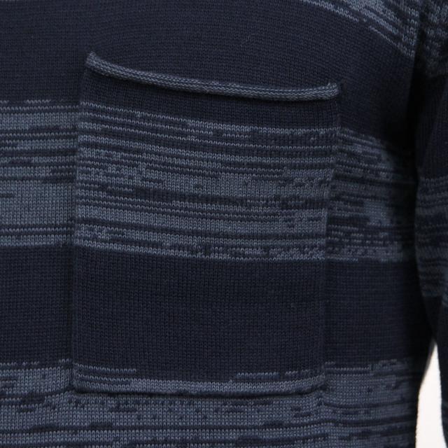 20%OFFセール 【販売期間 2/18 10:00〜2/25 9:59】 アナケット ロンT メンズ 正規販売店 ANERKJENDT 長袖Tシャツ ALEN KNIT LONG SLEEVE BLACK IRIS 9216211 D15S25の通販は