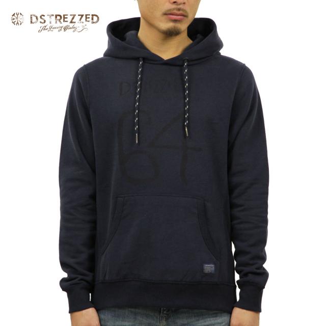 ディストレス パーカー メンズ 正規販売店 DSTREZZED プルオーバーパーカー Hoody Peached sweat 211070 69 D15S25 クリスマス プレゼント ラッピング