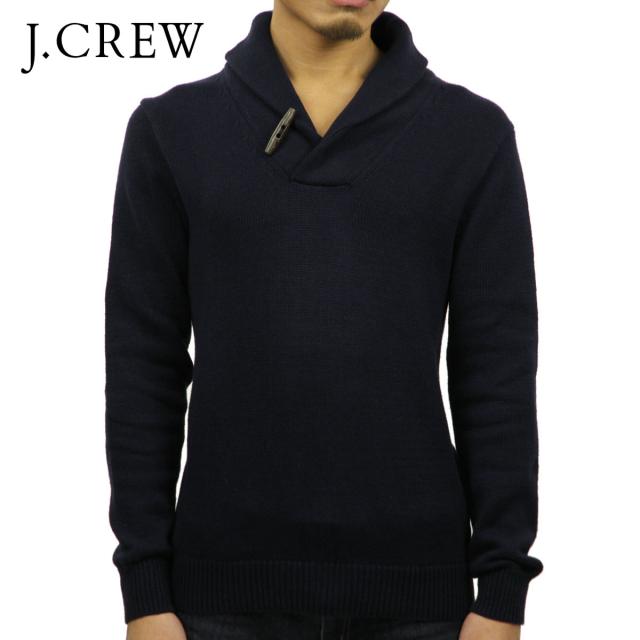 ジェイクルー セーター メンズ 正規品 J.CREW COTTON TOGGLE SHAWLCOLLAR SWEATER E6729の通販は