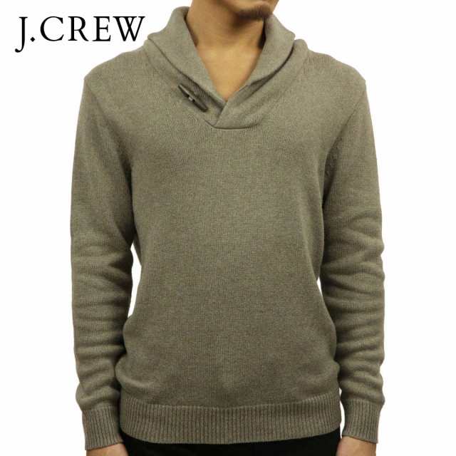 ジェイクルー セーター メンズ 正規品 J.CREW COTTON TOGGLE SHAWL-COLLAR SWEATER E6729 D00S20の通販は