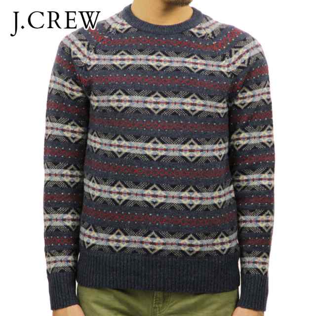 【ポイント10倍 2/18 10:00〜2/25 9:59】 ジェイクルー セーター メンズ 正規品 J.CREW LAMBSWOOL FAIR ISLE SWEATER E3670 D00S15の通販は 11,248円